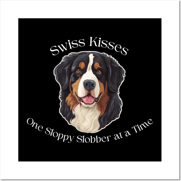 Greater Swiss Mountain Dog-Swiss Kisses Wall Art by jlee